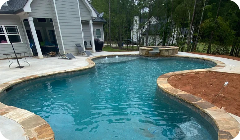 custom in ground pool