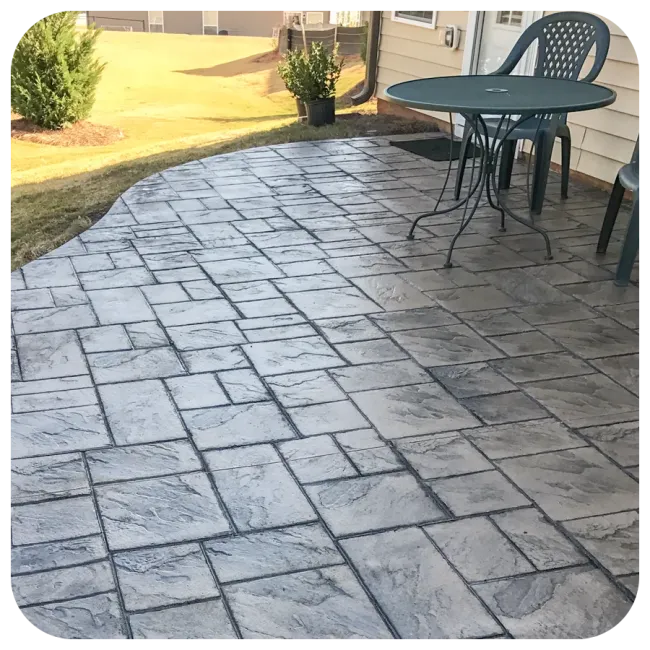 custom patio build