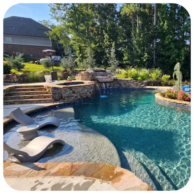 custom pool build