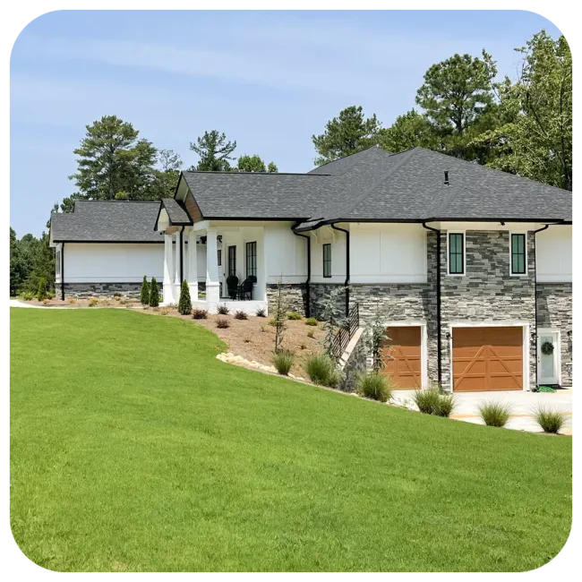 house nicely landscaped yard