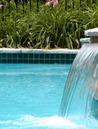 pool water feature